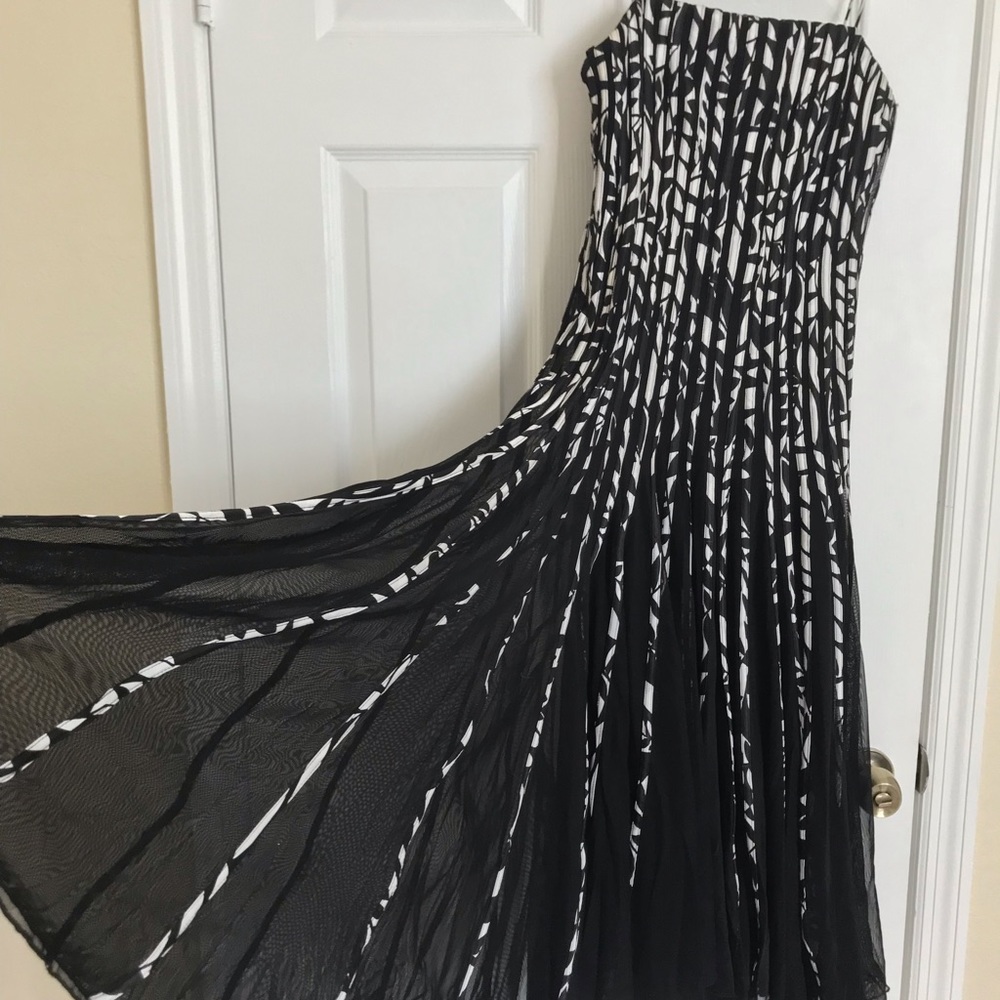 Black and white dress